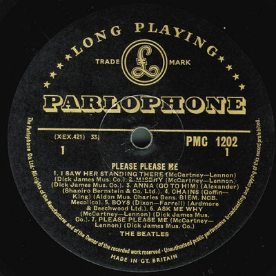 THE BEATLES - Please Please Me
