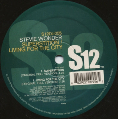 STEVIE WONDER - Superstition / Living For The City