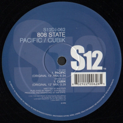 808 STATE - Pacific State / Cubik