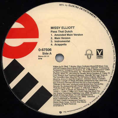 MISSY ELLIOTT - Pass That Dutch