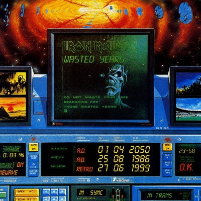 IRON MAIDEN - Wasted Years / Stranger In A Strange Land