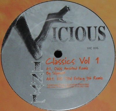 OAYSIS / EQ - Classics Vol 1 - Incredible Bass (Slipmatt Awaited Remix) / Total Extacy (96 Remix)