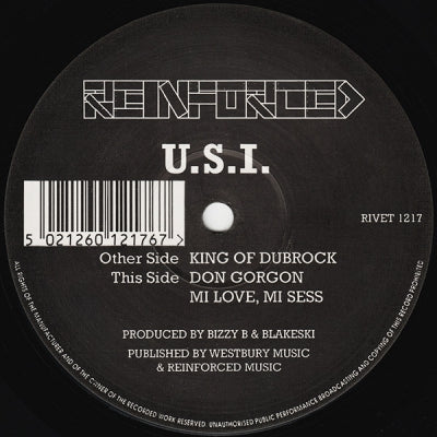 U.S.I. - King Of Dubrock / Don Gorgon / Mi Love, Mi Sess