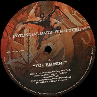 POTENIAL BADBOY FEAT YUSH - You're Mine / Terror To Your Ears