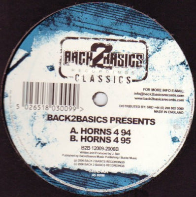BACK 2 BASICS PRESENT - Horns 4 94 / Horns 4