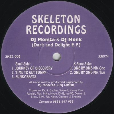 DJ MONITA & DJ MONK - Dark And Delight E.P.