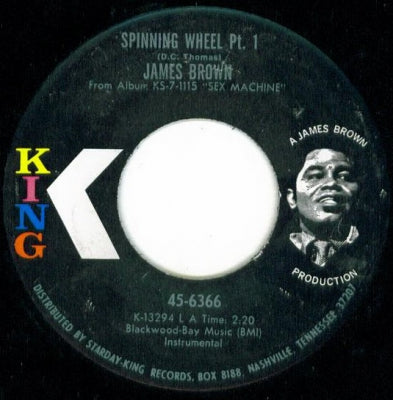 JAMES BROWN - Spinning Wheel