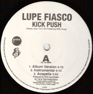LUPE FIASCO - Kick Push / Just Might Be Okay