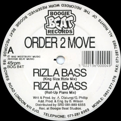 ORDER 2 MOVE - Rizla Bass / Fresh Contex / Check Dis Ad