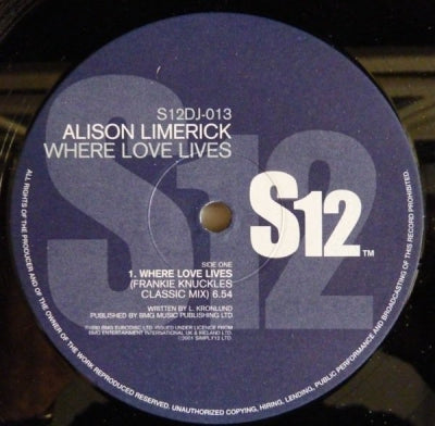 ALISON LIMERICK - Where Love Lives
