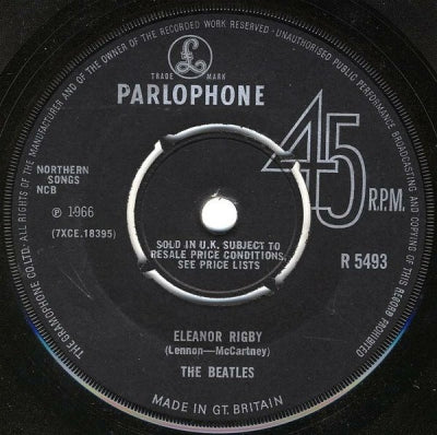 THE BEATLES - Yellow Submarine /  Eleanor Rigby