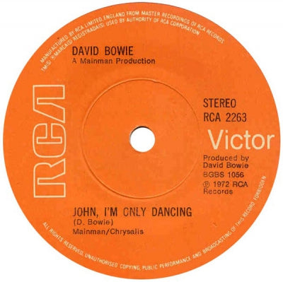 DAVID BOWIE - John, I'm Only Dancing / Hang On To Yourself