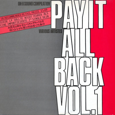 VARIOUS - Pay It All Back Volume 1