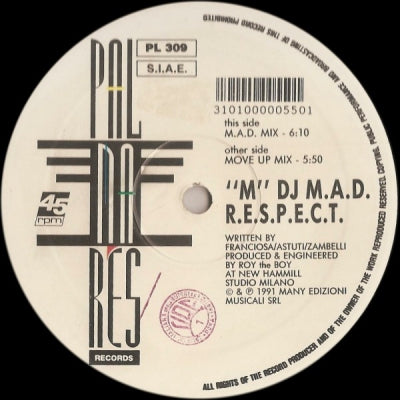 "M" DJ M.A.D. - R.E.S.P.E.C.T.