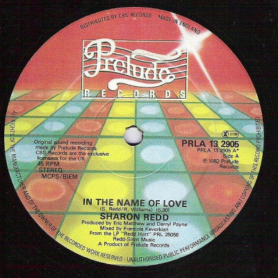 SHARON REDD - Can You Handle It / In The Name Of Love