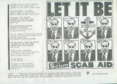 SCAB AID - Let It Be / The Scum
