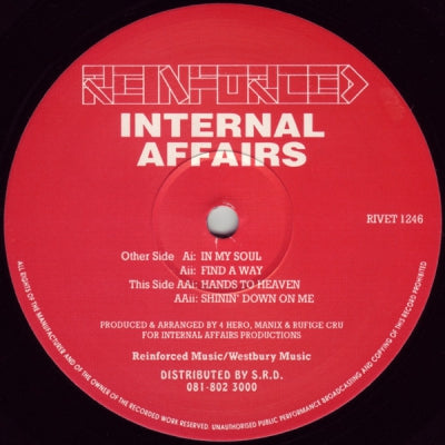 INTERNAL AFFAIRS - In My Soul / Find My Way / Hands To Heaven / Shinin' Down On Me