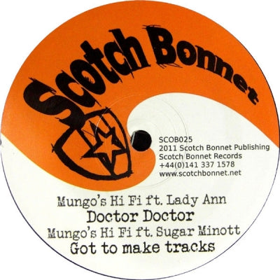 MUNGO'S HI FI FEATURING LADY ANN / SUGAR MINOTT / RANKING LEVY - Doctor Doctor / Got To Make Tracks / New York Boogie
