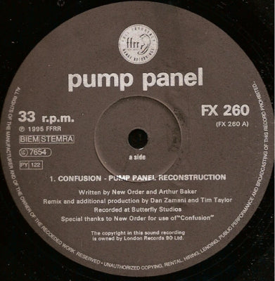 PUMP PANEL - Confusion