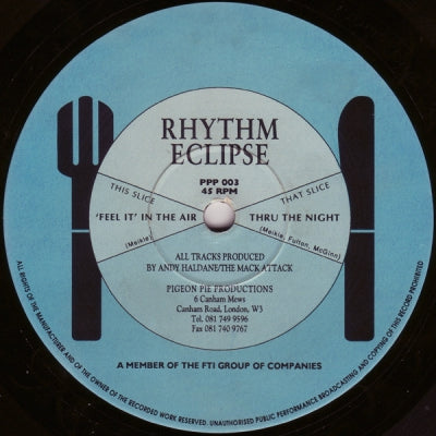 RHYTHM ECLIPSE - 'Feel It' In The Air / Thru The Night