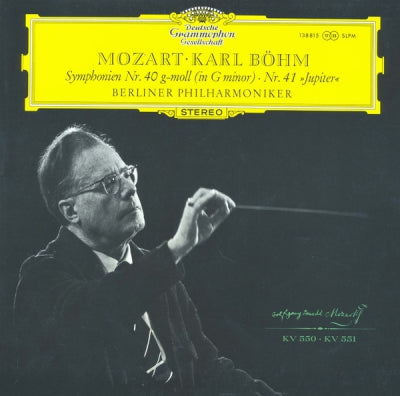 MOZART, BERLINER PHILHARMONIC ORCHESTRA, KARL BÖHM - Symphonies No. 40 In G Minor · No. 41 (Jupiter)