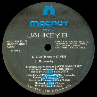 JAHKEY B - Earth And Heaven / The Swetest keys / At Last...