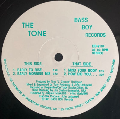 THE TONE - Early To Rise