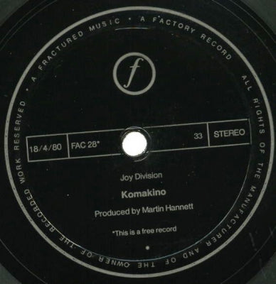 JOY DIVISION - Komakino / Incubation / As You Said