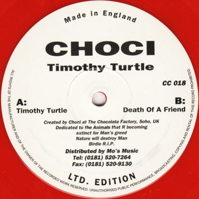 CHOCI - Timothy Turtle / Death Of A Friend