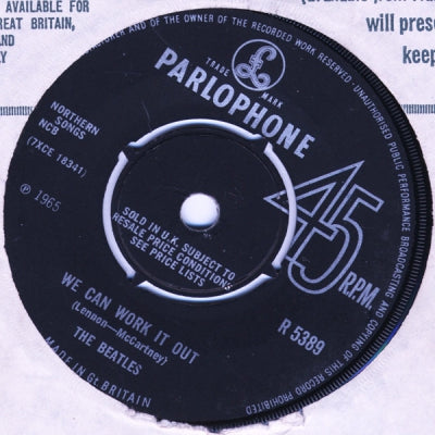 THE BEATLES - We Can Work It Out / Day Tripper