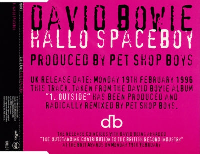 DAVID BOWIE - Hallo Spaceboy