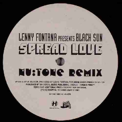 LENNY FONTANA PRES BLACK SUN - Spread Love