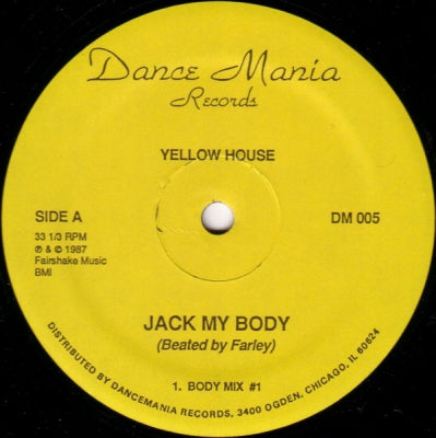 YELLOW HOUSE - Jack My Body