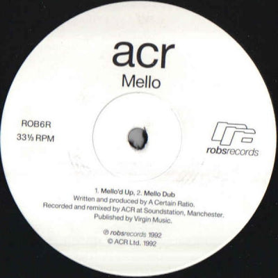 A CERTAIN RATIO - Mello / 27 Forever