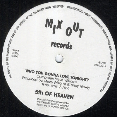 5TH OF HEAVEN  - With Out You (Baby I'm Lost)