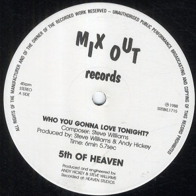 5TH OF HEAVEN  - With Out You (Baby I'm Lost)