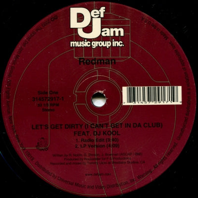 REDMAN FEATURING DJ KOOL - Let's Get Dirty