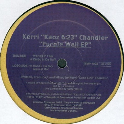 KERRI "KAOZ 6:23" CHANDLER - Purple Wall EP