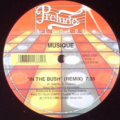 MUSIQUE - Keep On Jumpin' / In The Bush