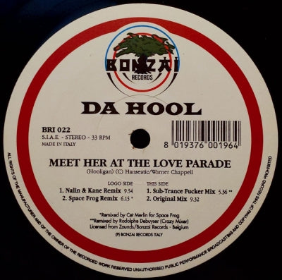 DA HOOL - Meet Her At The Love Parade