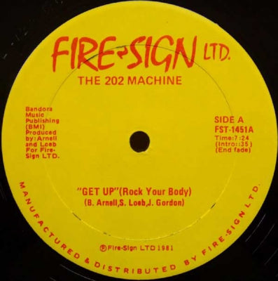 THE 202 MACHINE - Get Up (Rock Your Body)