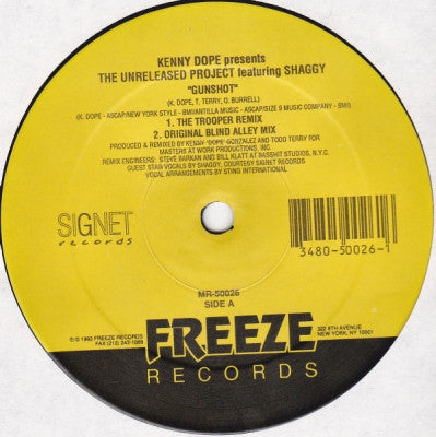KENNY DOPE FEATURING SHAGGY - The Unreleased Project - Gunshot