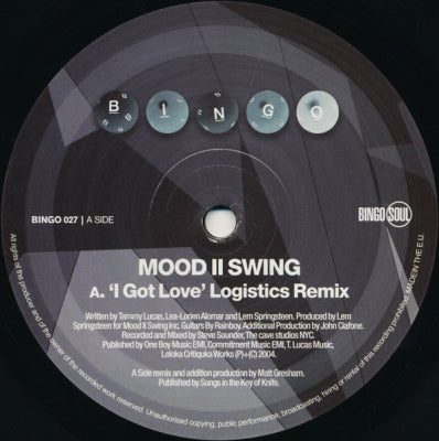 MOOD II SWING - I Got Love (Remixes)