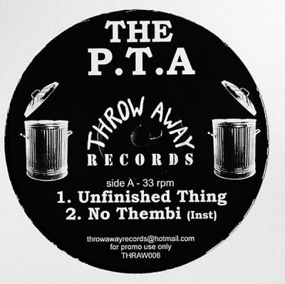 THE P.T.A. - Unfinished Thing / No Thembi / One For The Devil