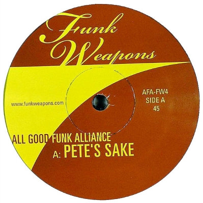 ALL GOOD FUNK ALLIANCE - Pete's Sake / Swing The South
