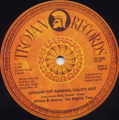 ALTHEA & DONNA / THE MIGHTY TWO, MARCIA AITKEN / TRINITY - Uptown Top Ranking / Calico Suit / I'm Still In Love Three Piece Suit