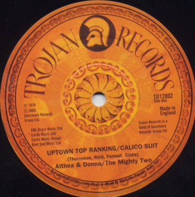 ALTHEA & DONNA / THE MIGHTY TWO, MARCIA AITKEN / TRINITY - Uptown Top Ranking / Calico Suit / I'm Still In Love Three Piece Suit