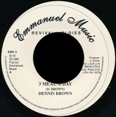 DENNIS BROWN - 3 Meal A Day