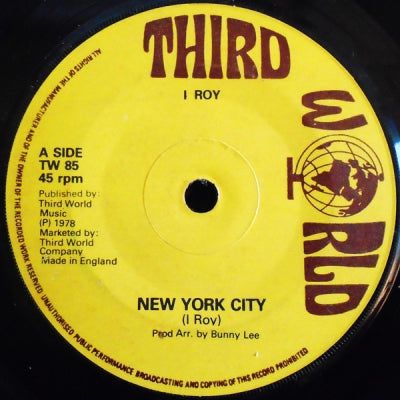I-ROY / CORNELL CAMPBELL - New York City / Blessed Are They