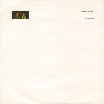 PET SHOP BOYS - Always On My Mind